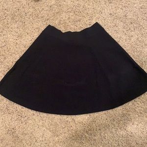 Theory Black A-line, Skater Skirt, SZ LG